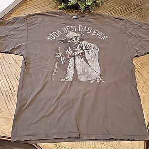Yoda Best Dad Ever t shirt XL Star Wars